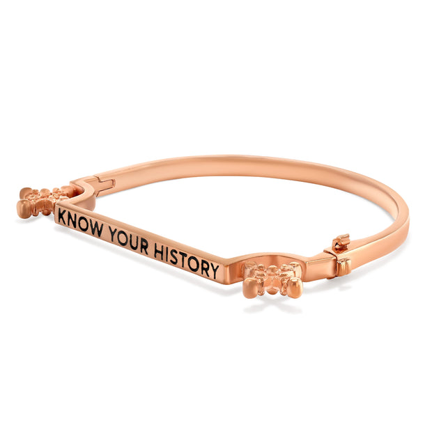 Know Your History Bracelet in Rose Gold - 1 Left