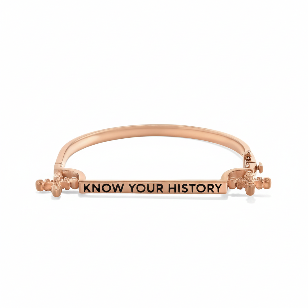 Know Your History Bracelet | Rose Gold