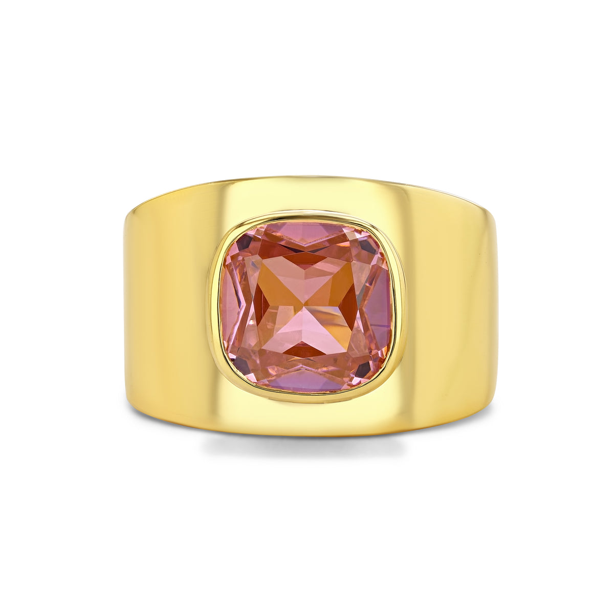 Lilly Ring | Pink Sapphire, Gold Vermeil