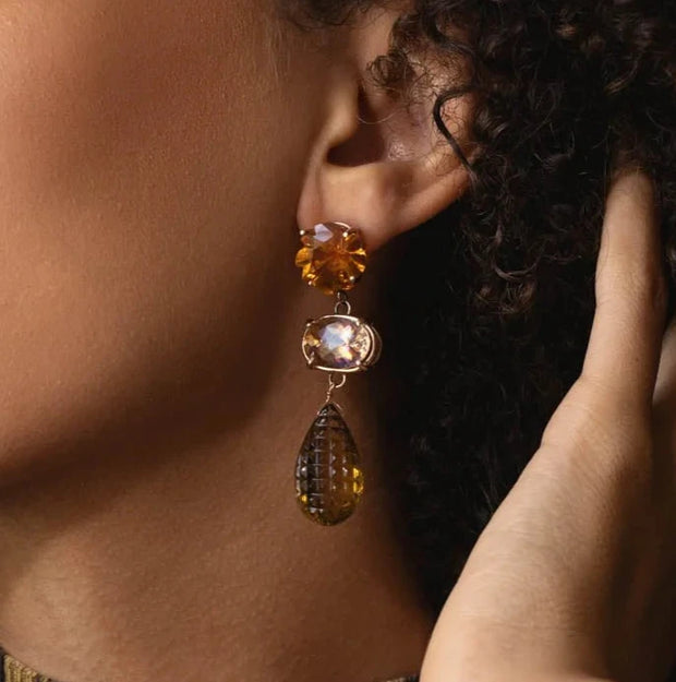 Remy Earrings in Solid Rose Gold