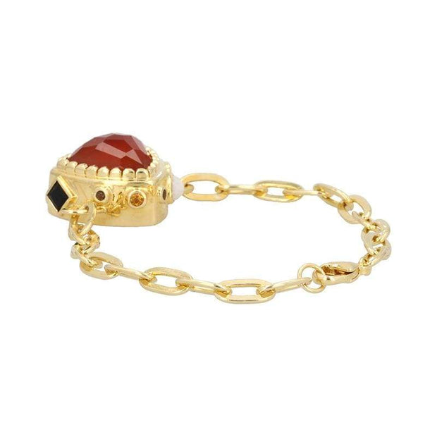 Pac Bracelet in 14K Gold