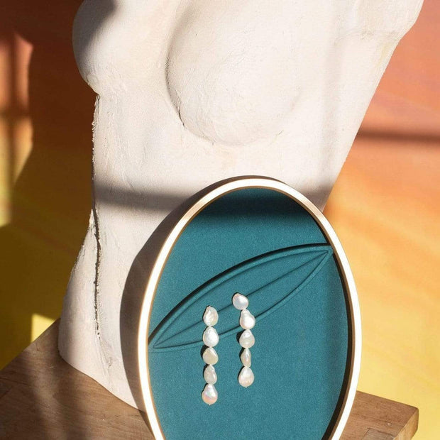 Adore Adorn Earrings Eye Candy Small Pearl Drop Earrings