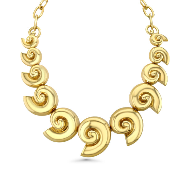 Willow Tide Necklace in Gold Vermeil