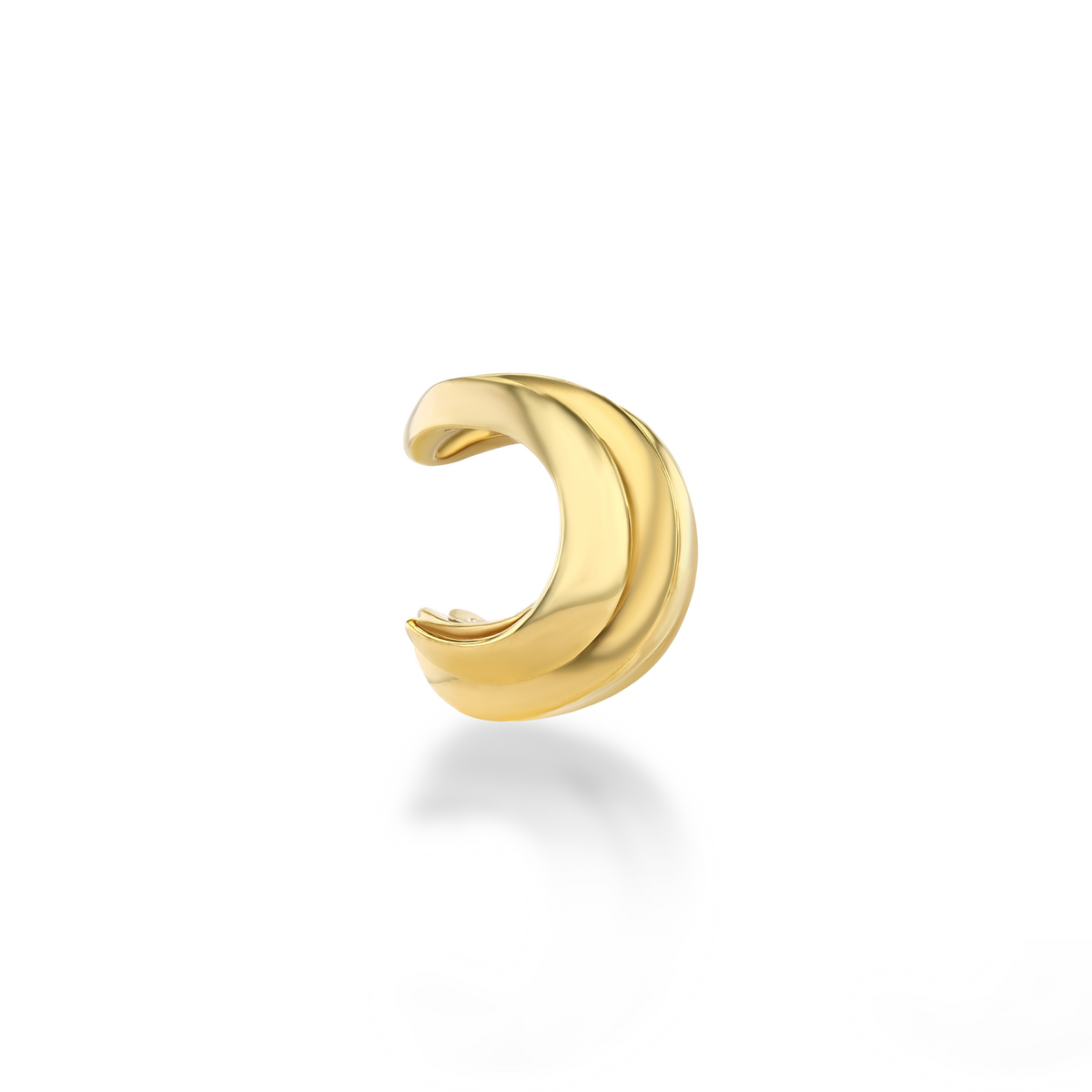 Individual Currents Earring Cuff in Gold Vermeil