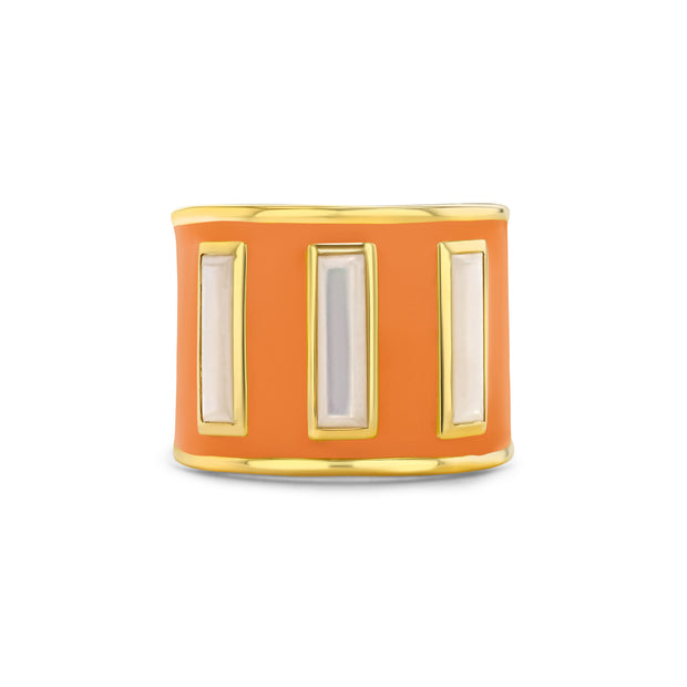 Limited Edition Gigi Enamel Ring / Marigold