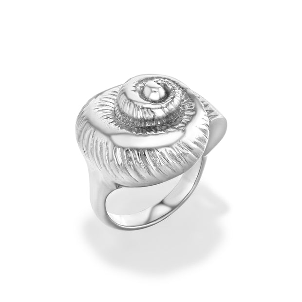 Free Tide Ring in White Rhodium