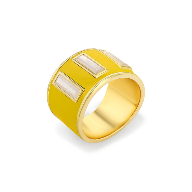 Limited Edition Gigi Enamel Ring / Illuminating