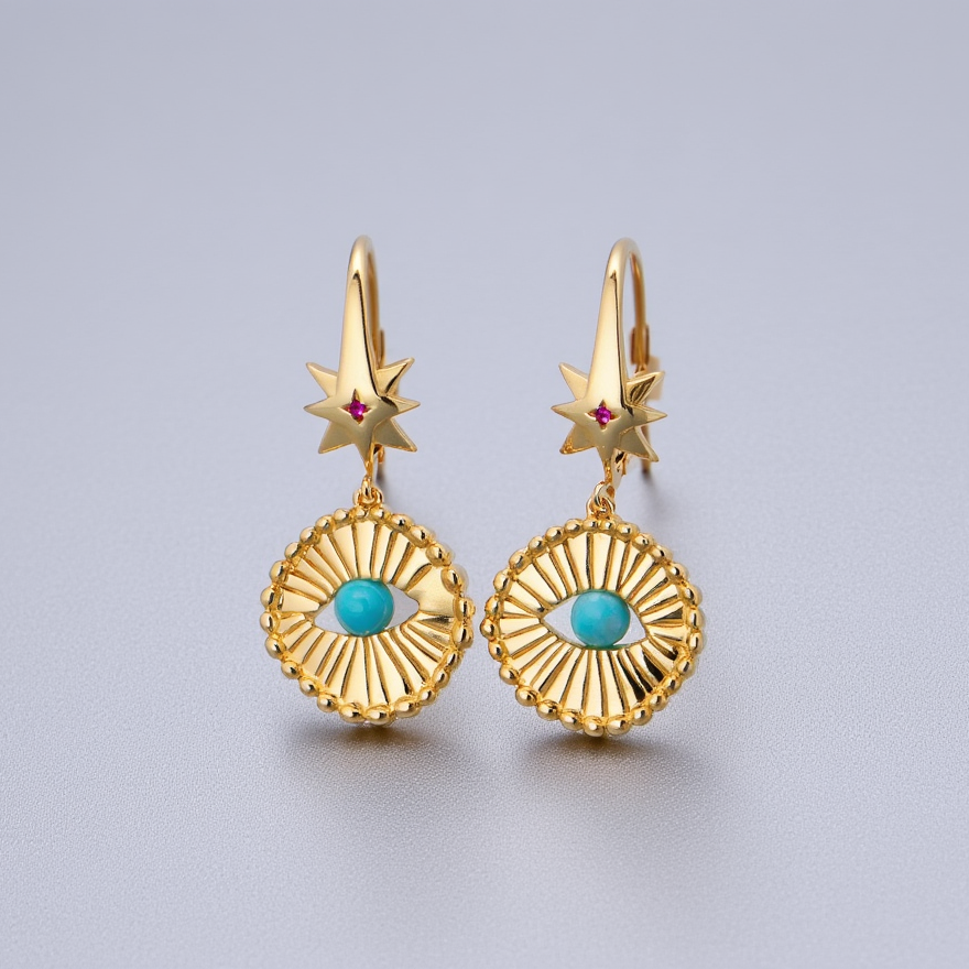 DEVOTION Turquoise Studs