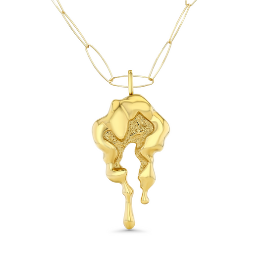 Willow Tide Necklace in Gold Vermeil