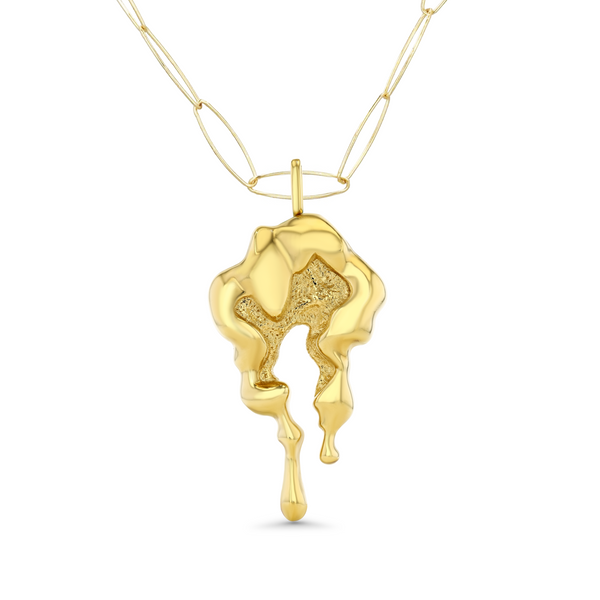Willow Tide Necklace in Gold Vermeil
