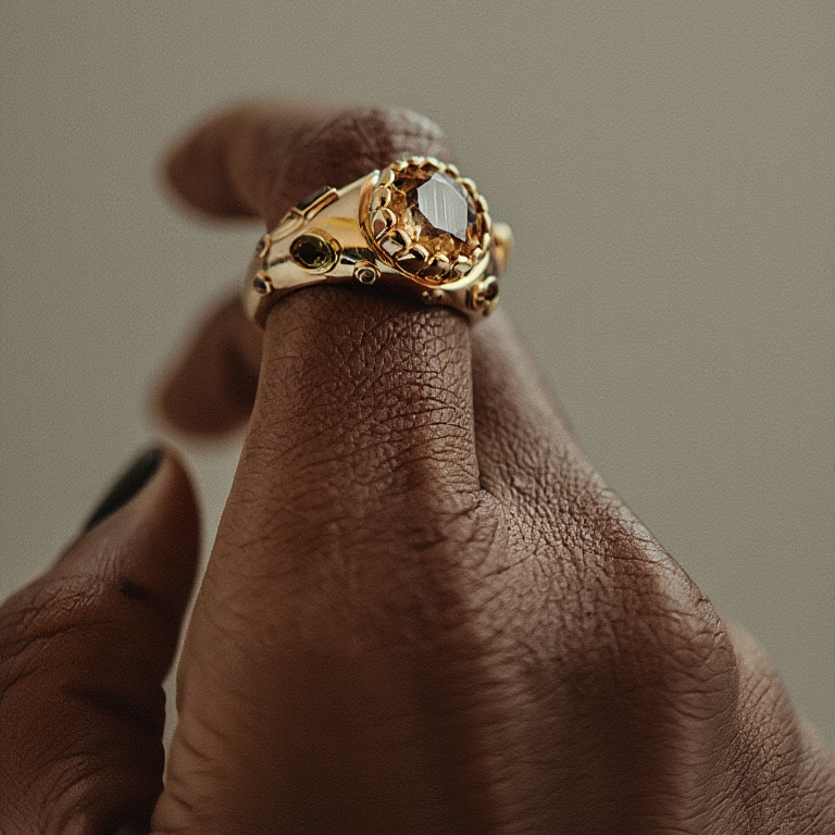 REIGN Citrine Ring