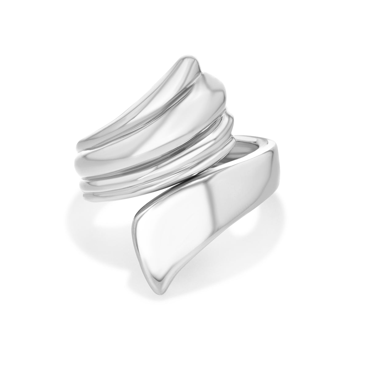 Aqua Frequency Bracelet in White Rhodium
