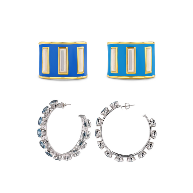 Blue Parade Jewelry Stack