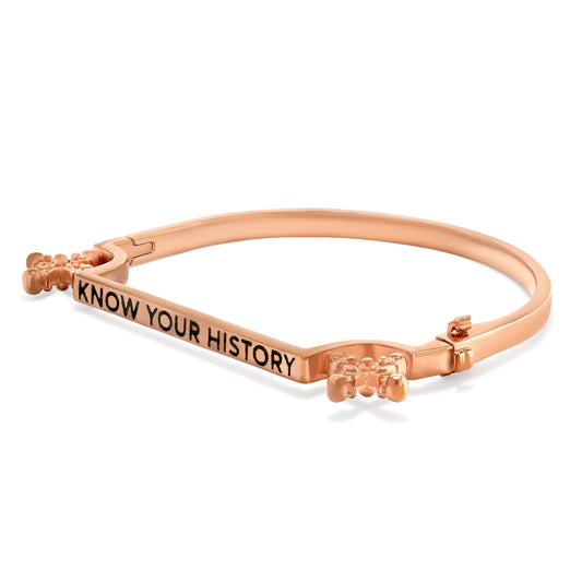 Know Your History Bracelet | Rose Gold