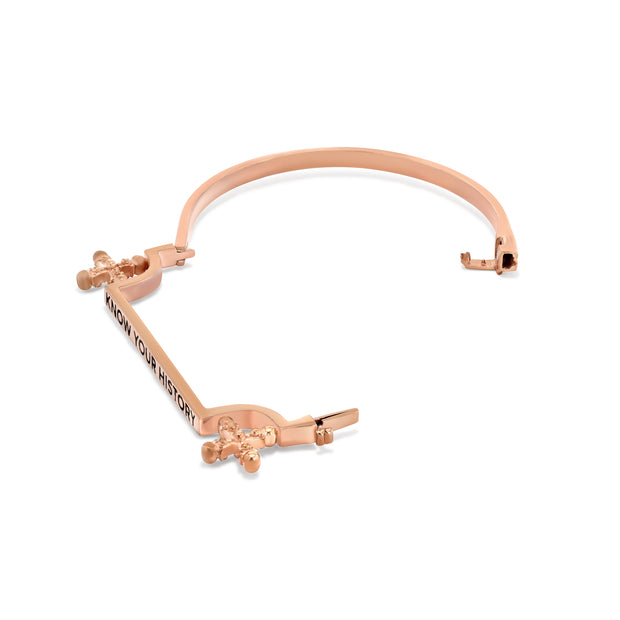 Know Your History Bracelet in Rose Gold
