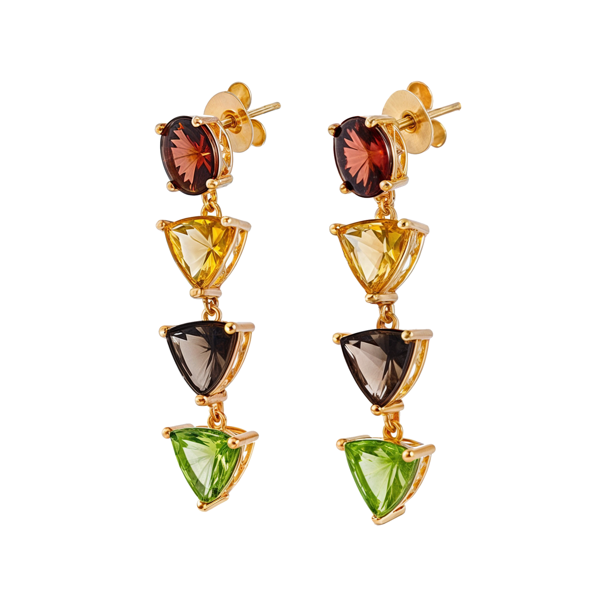 Tucson Sunset Drop Earrings | 14K Gold Plated