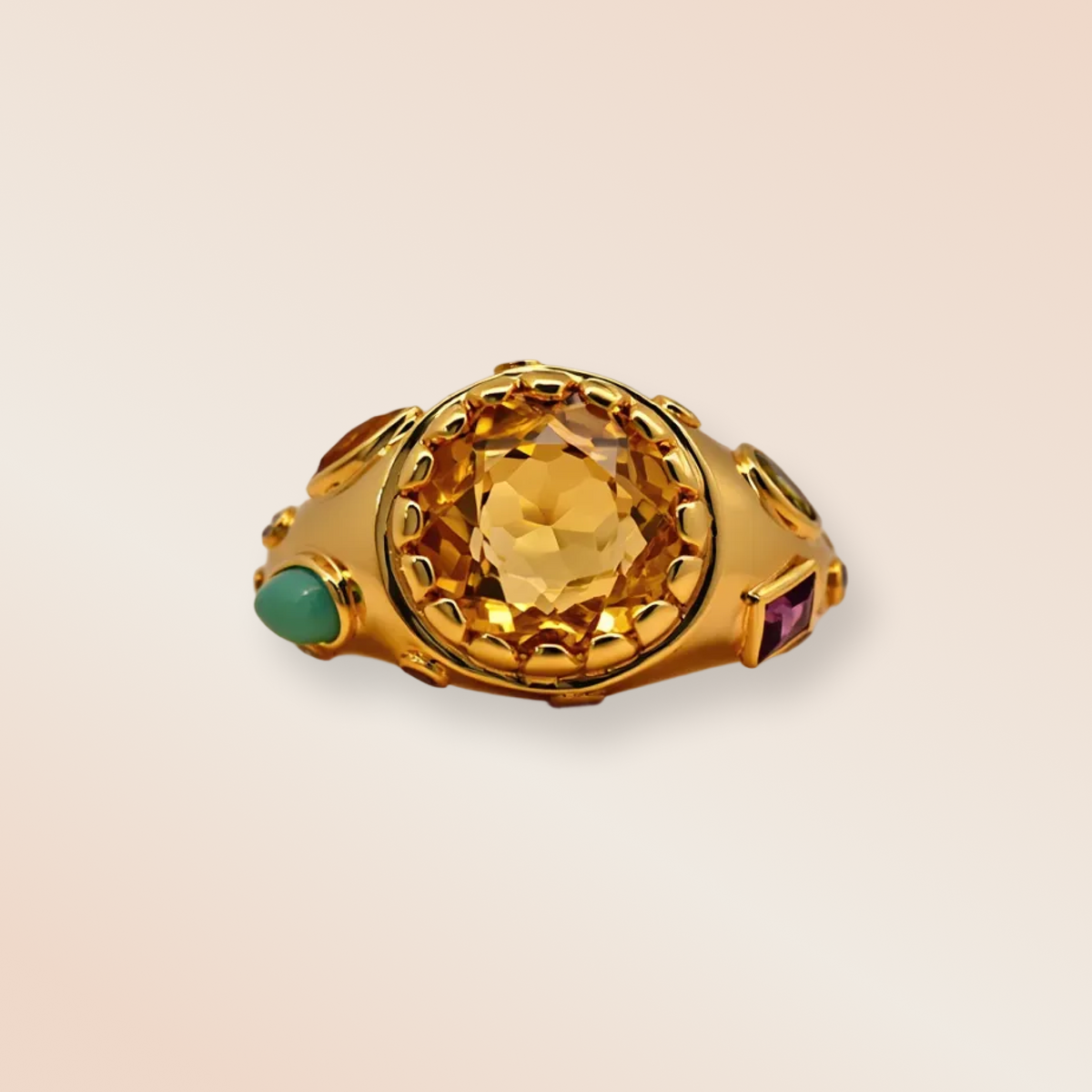 REIGN Citrine Ring