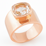 White Quartz, Rose Gold