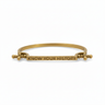Know Your History Bracelet in Brass