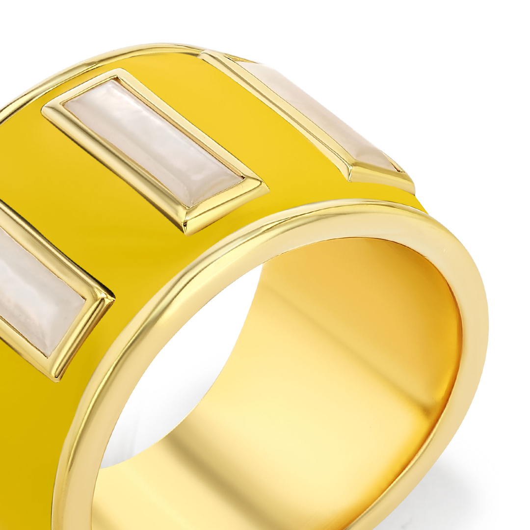 Gigi Enamel Ring | Illuminating