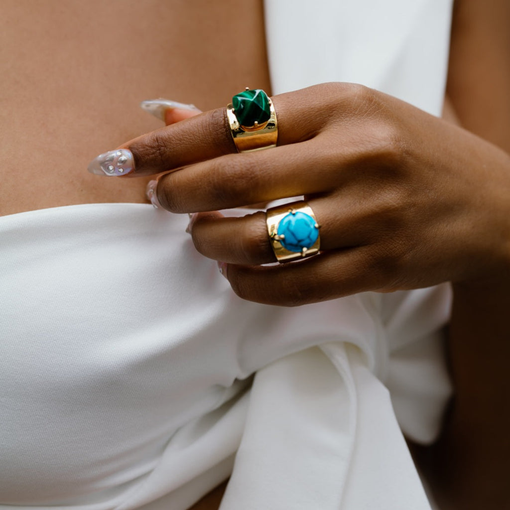 Lilly Ring Coastal Muse Vermeil