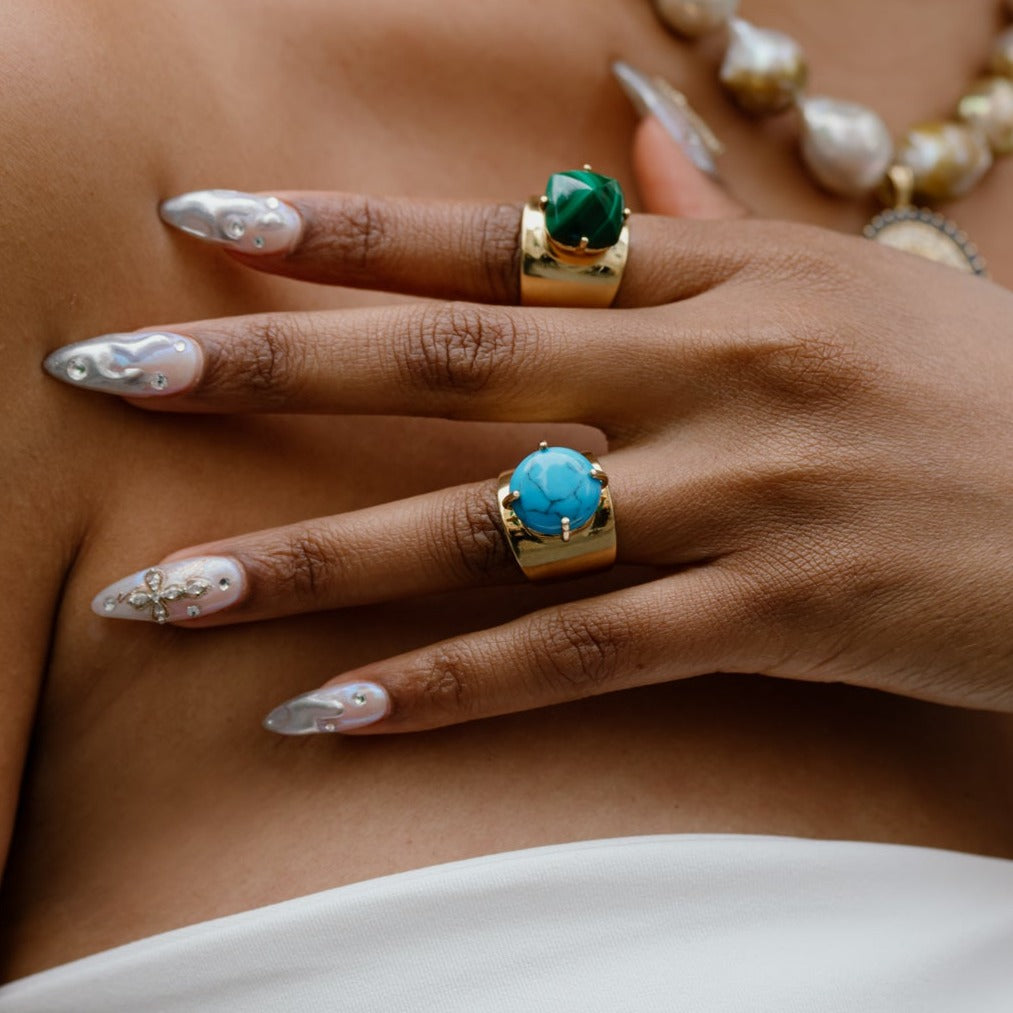 Lilly Ring | Coastal Muse, Gold Vermeil