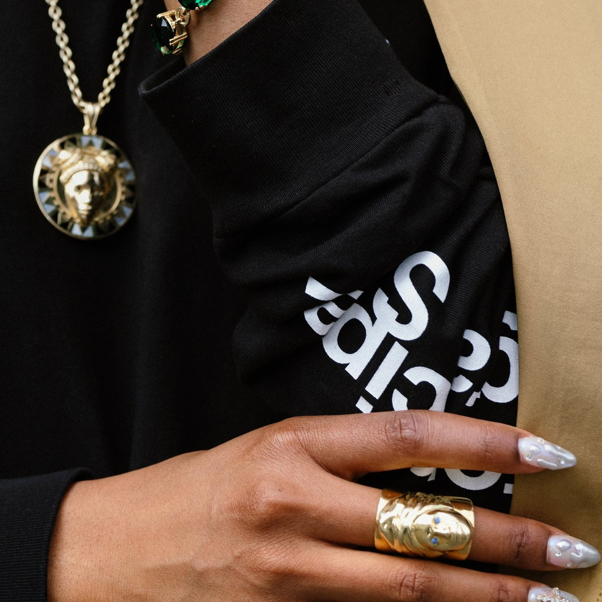 Maya Ring | Sapphire Eyes, Gold Vermeil