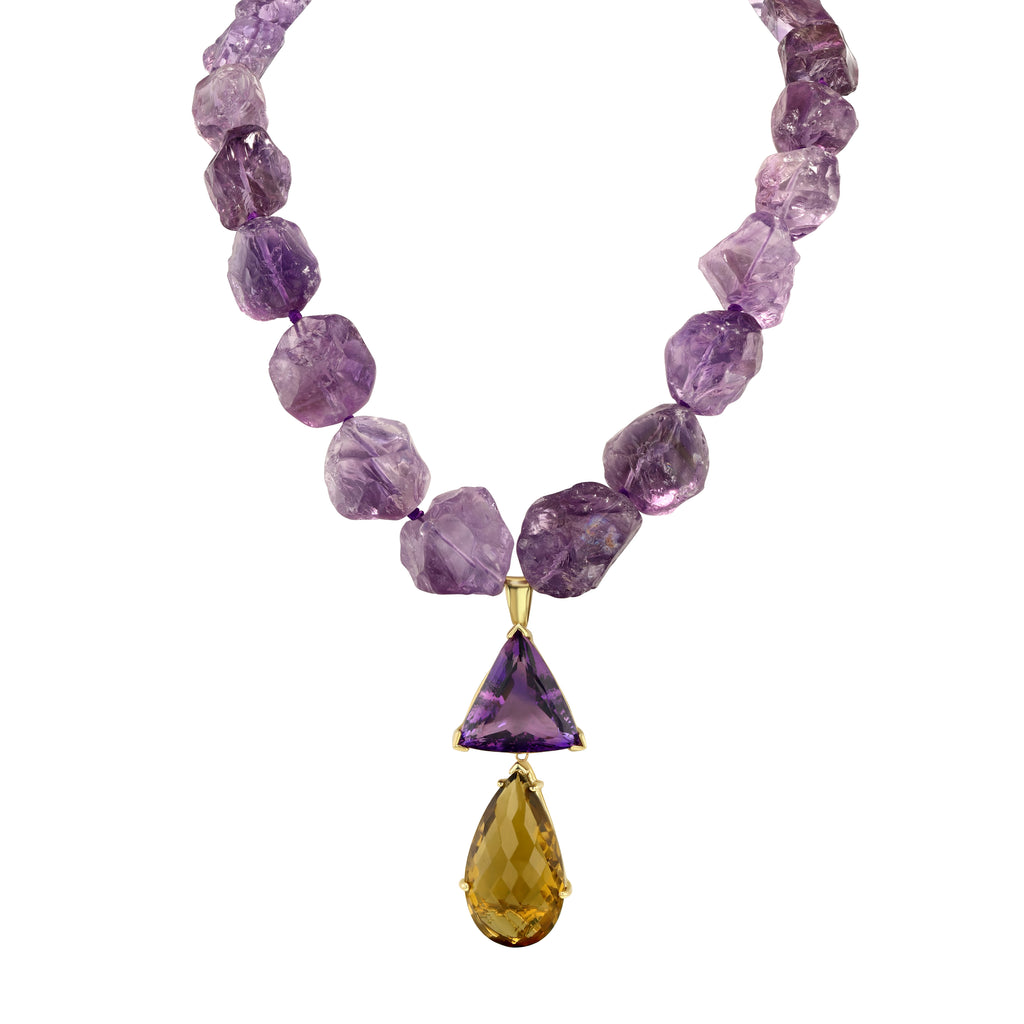 Queen Nandi Amethyst Necklace