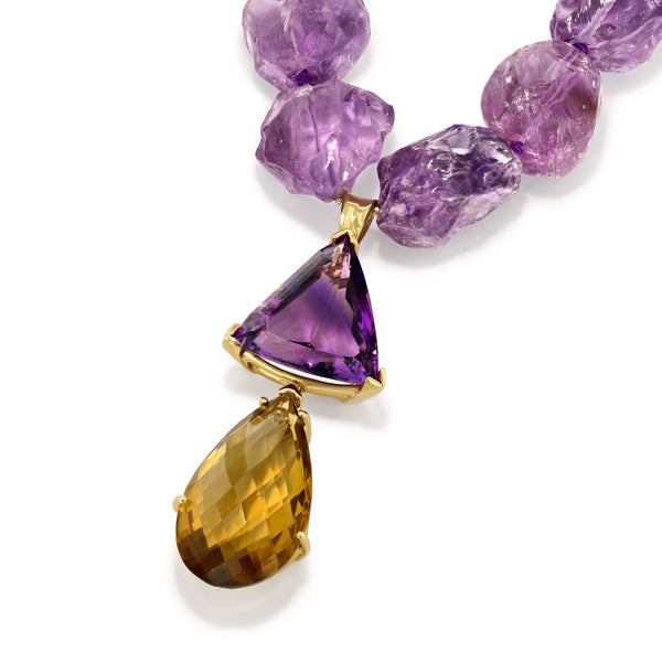 Queen Nandi Amethyst Necklace