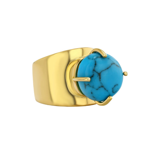 Lilly Ring | Coastal Muse, Gold Vermeil