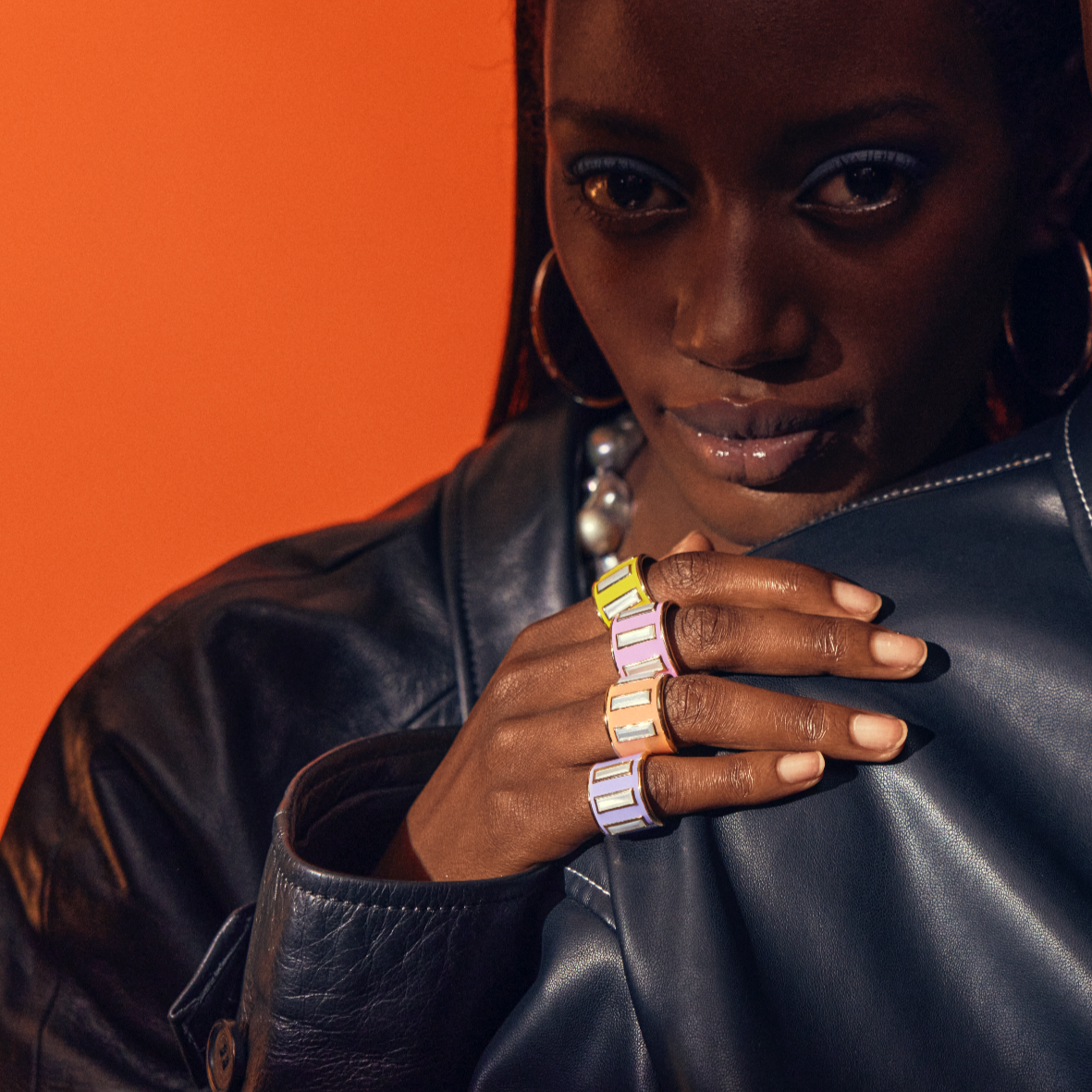 Gigi Enamel Ring | Marigold