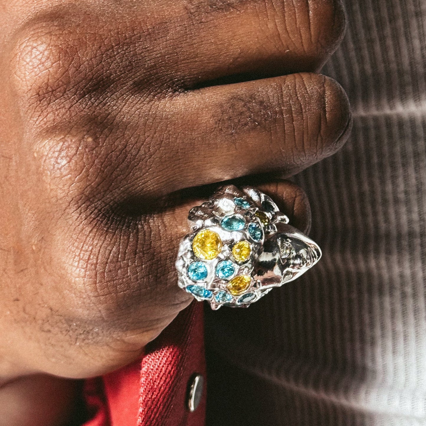 Missy Ring | Chromatic Pulse, White Rhodium
