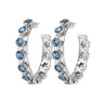 White Rhodium, London Blue Topaz
