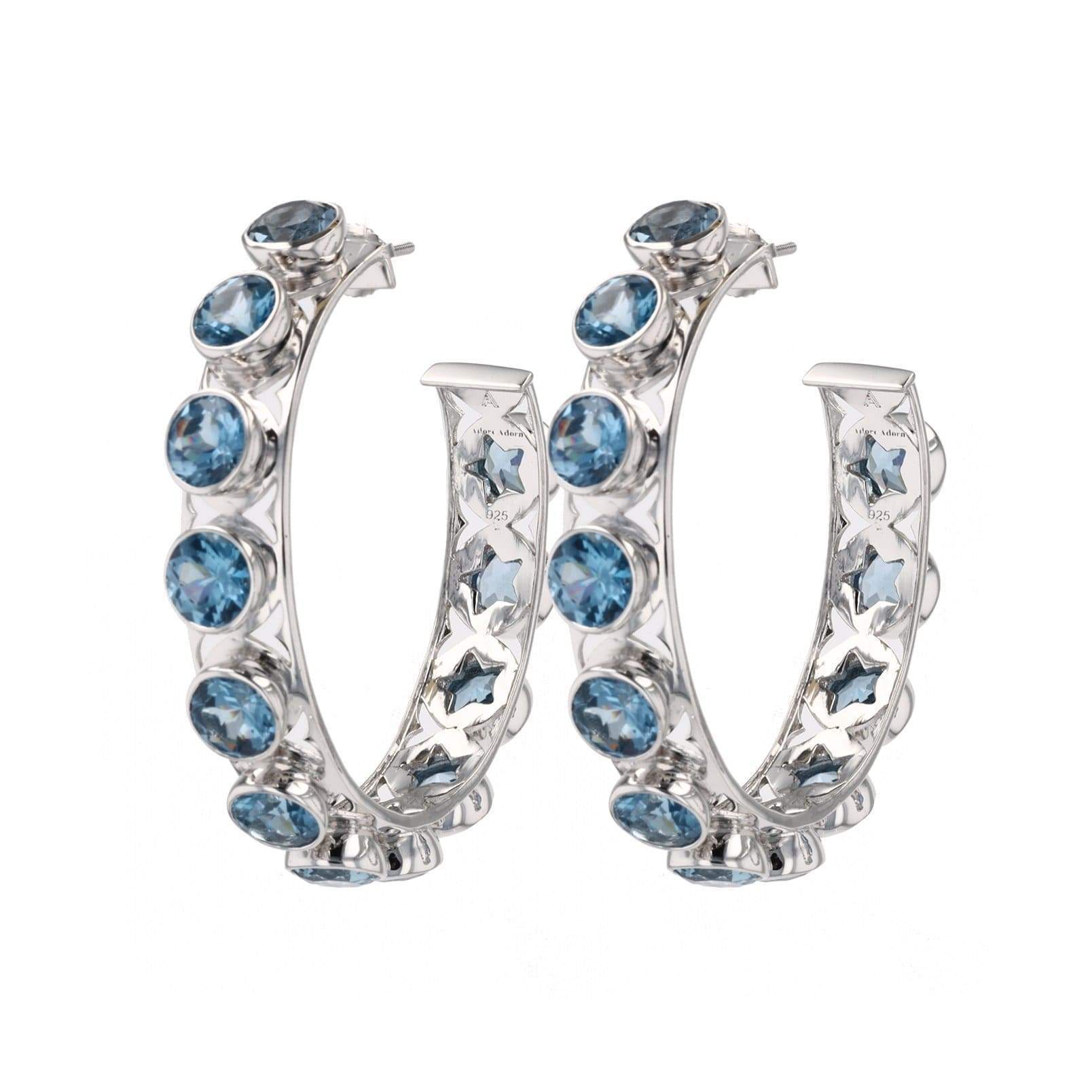 https://cdn.shopify.com/s/files/1/2525/7200/files/SHARI_HOOPS_RHODIUM_LONDON_BLUE.mp4?360=true, Options: London Blue Topaz
