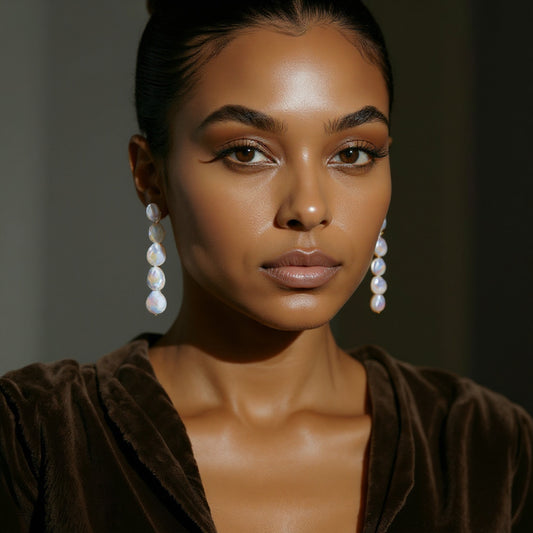 Eye Candy Small Pearl Drop Earrings