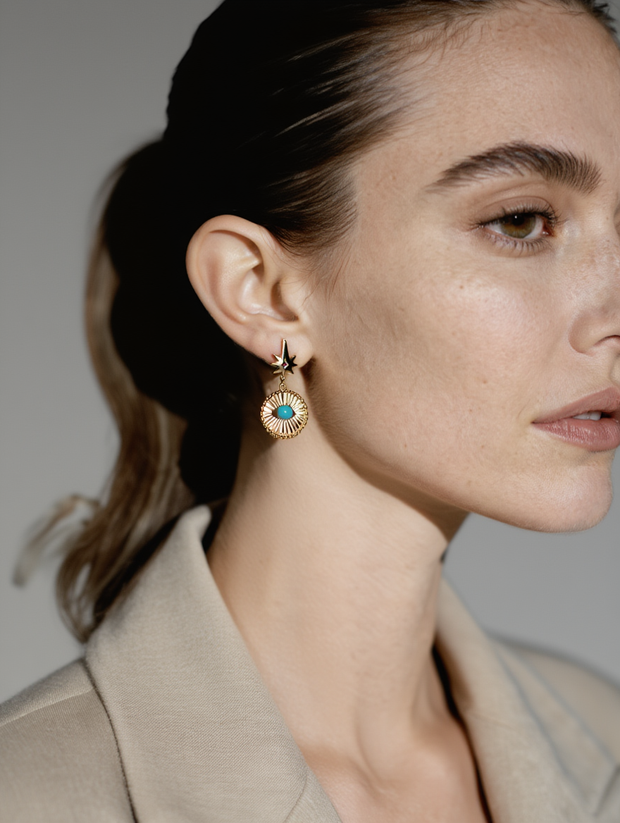 DEVOTION Turquoise Studs