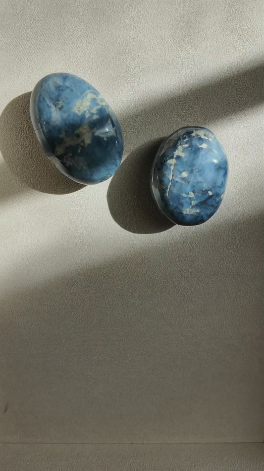 LIT FROM WITHIN | Blue Quartz, Madagascar
