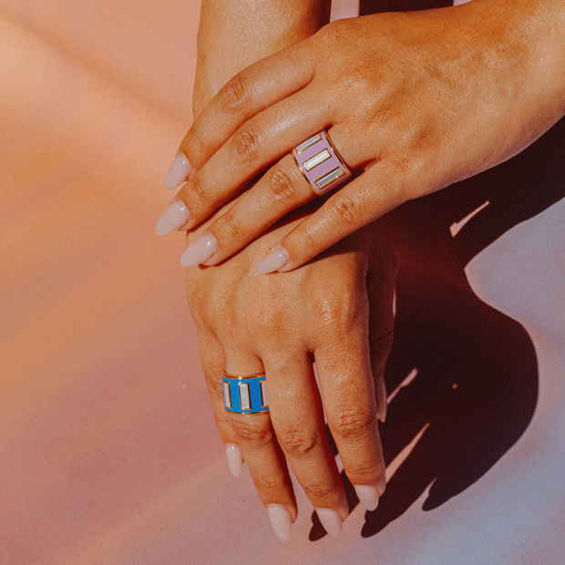 Blue Parade Jewelry Stack