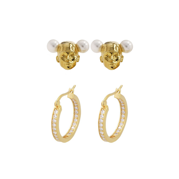 Lucky Lady Jewelry Stack in Gold