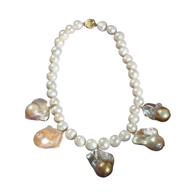 “Greek Goddess” Pearl Necklace