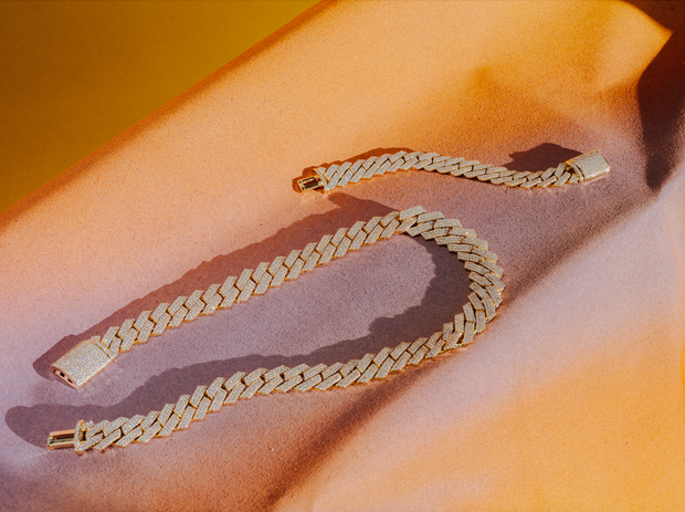Material Girl Cuban Link Diamond Bracelet