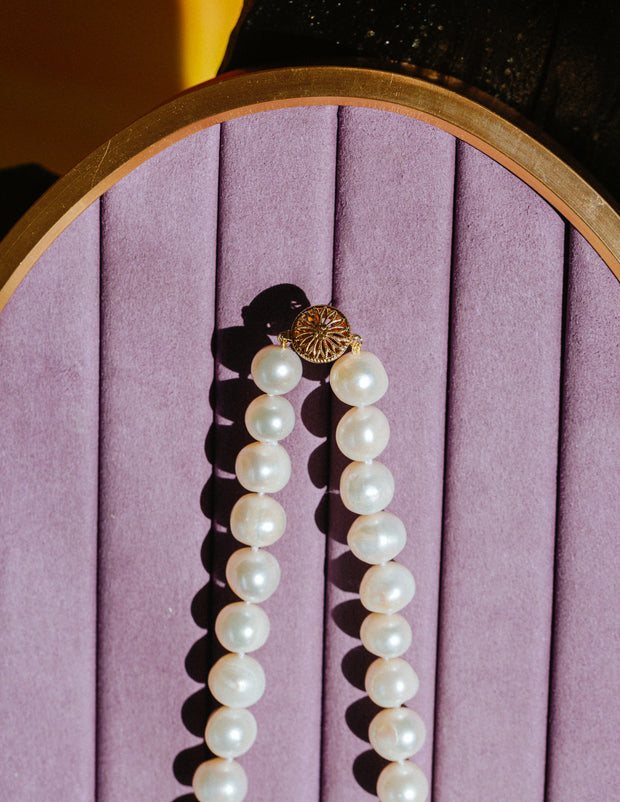 “Greek Goddess” Pearl Necklace