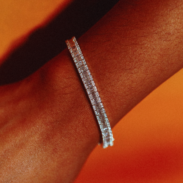 Luxe Optimist Baguette Diamond Bracelet