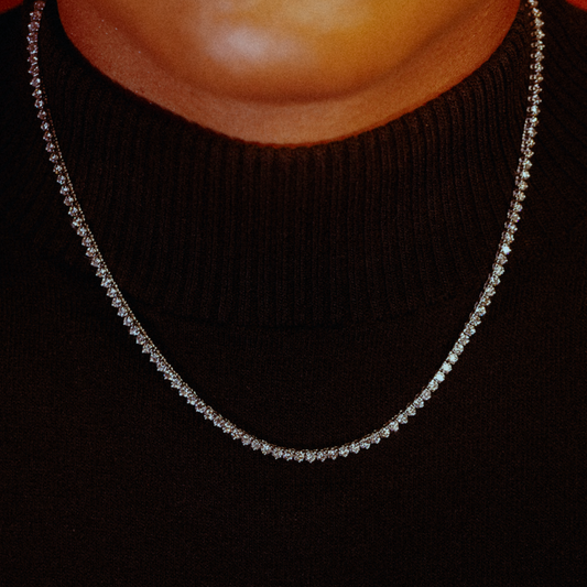 Glam Vision 13 ct. Triangular Diamond Necklace