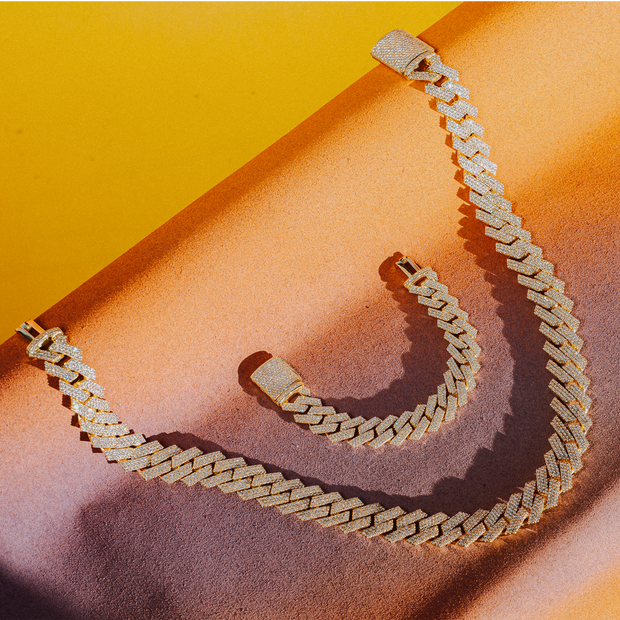 Material Girl Cuban Link Diamond Necklace