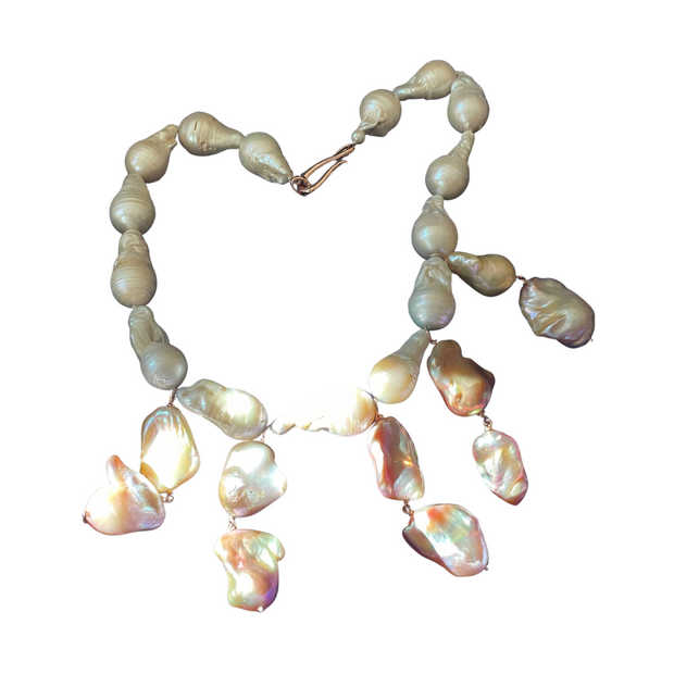 “Victoria” Double Pearl Necklace