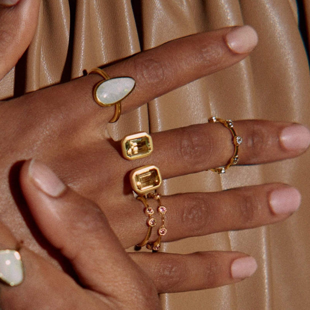 Adore Adorn 360 Gemstone Individual Ring