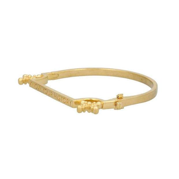 Adore Adorn Bracelet Know Your History Bracelet - Gold Vermeil