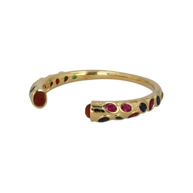 The Mother Open Bangle in 14K Gold - 1 Left