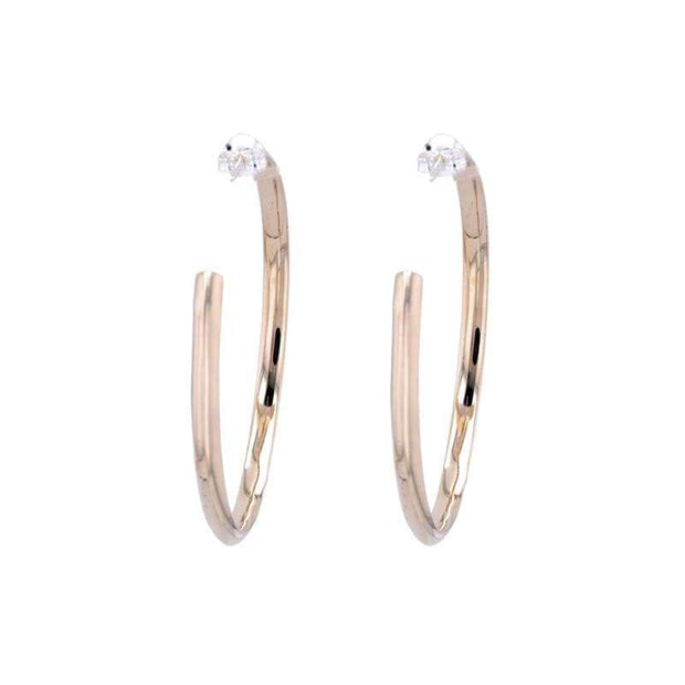 Dream Beautiful Hoop Earrings in Brass